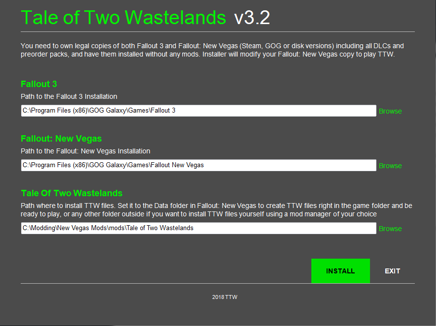 a tale of 2 wastelands mod fallout nv